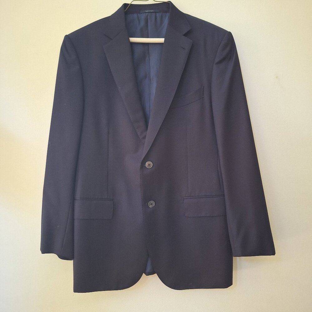 ERMENEGILDO ZEGNA Navy Wool 'Mila' Sports Coat